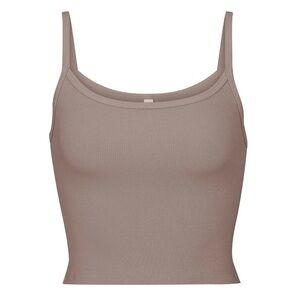 PJ Harlow Bra30 Strappy Tank in Grain, Size L – Supima Cotton Blend Made in USA